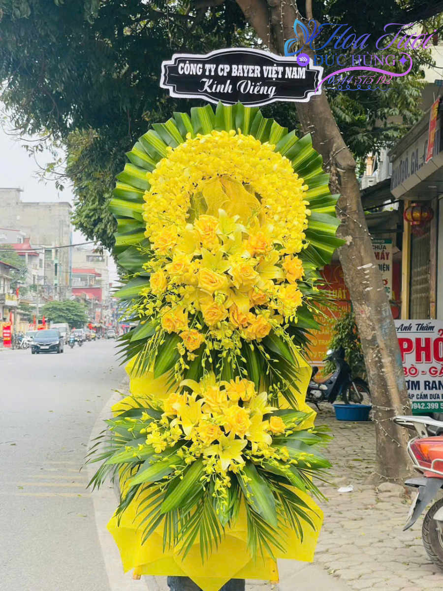 Hoa Chia Buồn Màu Vàng HCB021